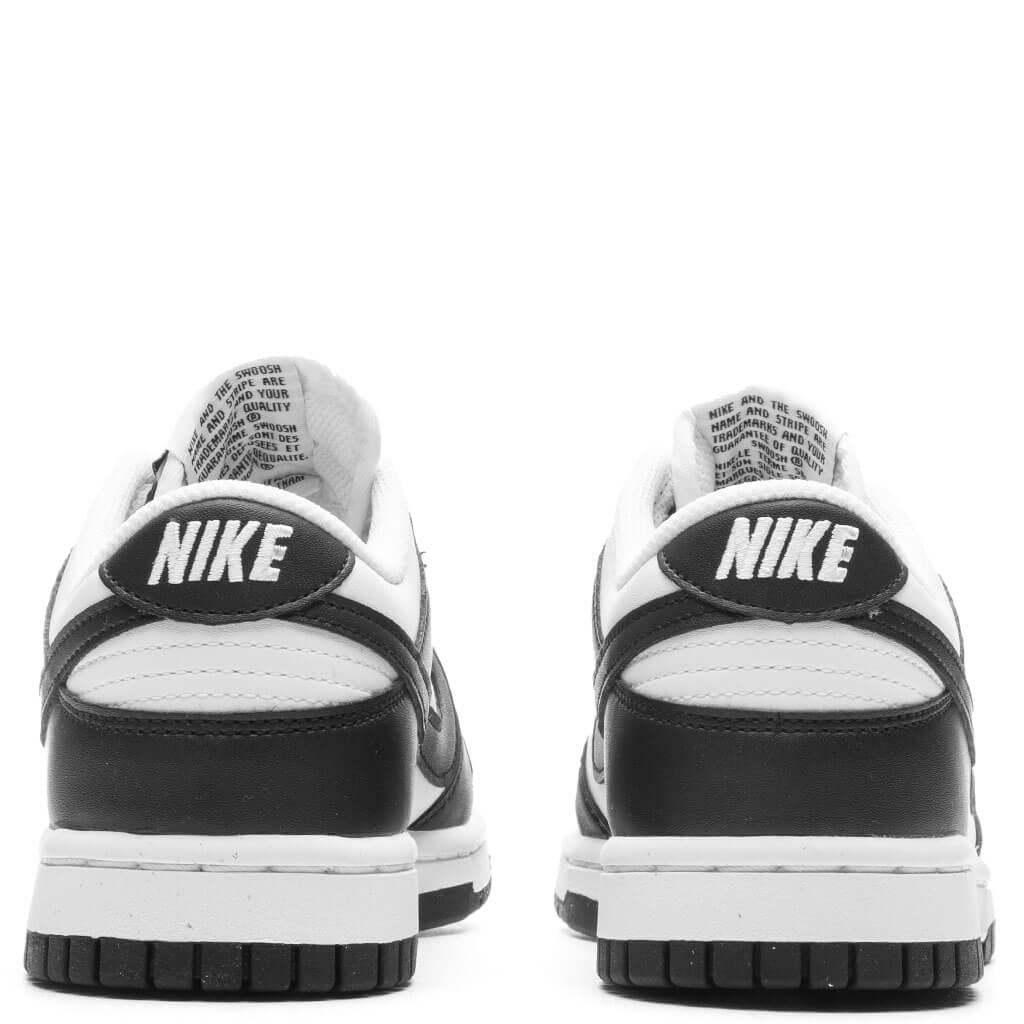 Womens Dunk Low Next Nature White Black