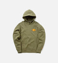 Essentials Graphics Pullover Mens Hoodie Olive