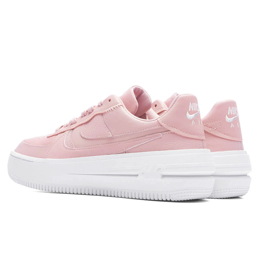 Womens Air Force 1 PLTAFORM Pink Oxford Light Soft Pink White