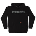 Independent Bar Logo Reflective Youth Hoodie Black