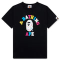 Kids Neon Camo College Tee Black