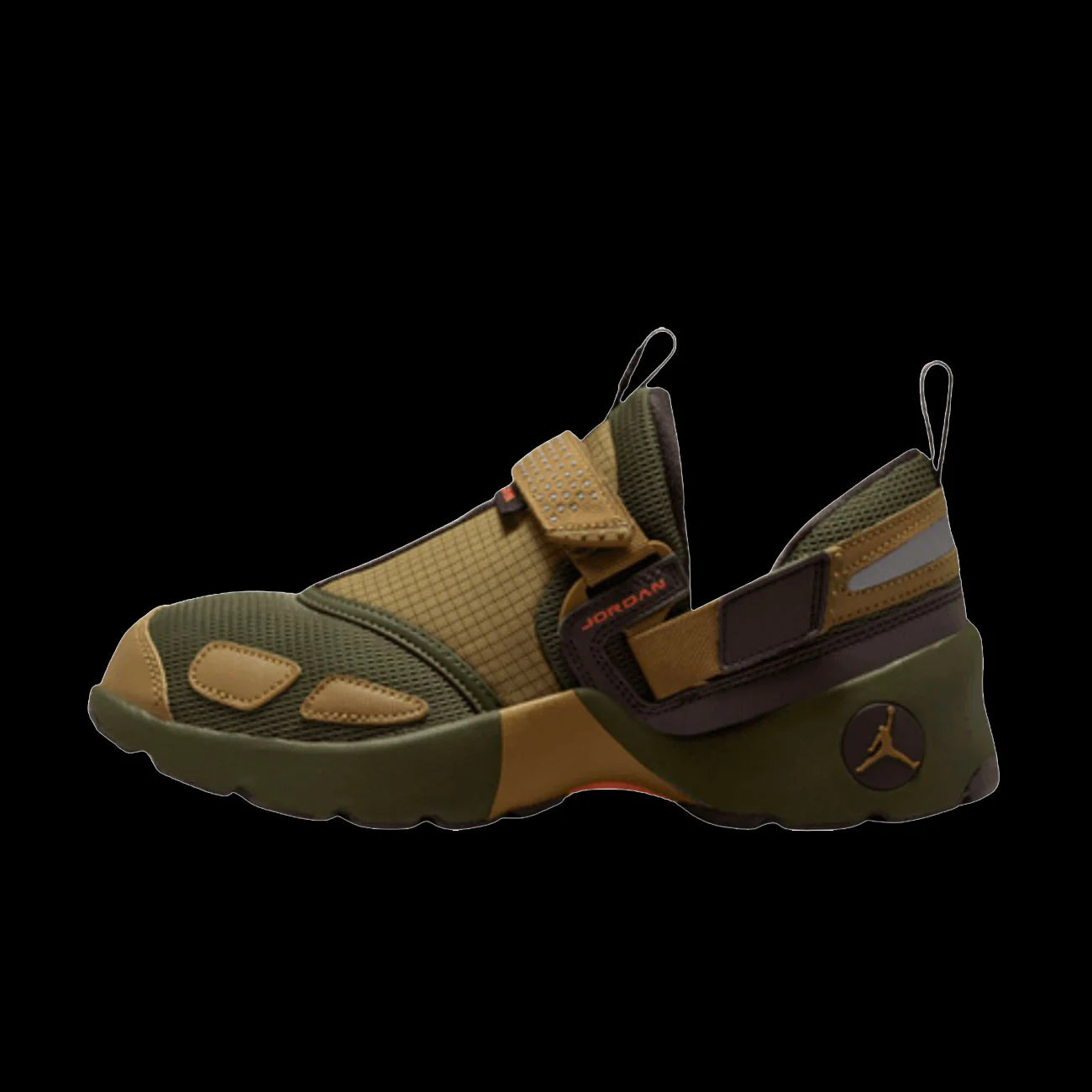 WMNS Air Jordan Trunner LX Brown Kelp Wild Mango Cargo Khaki
