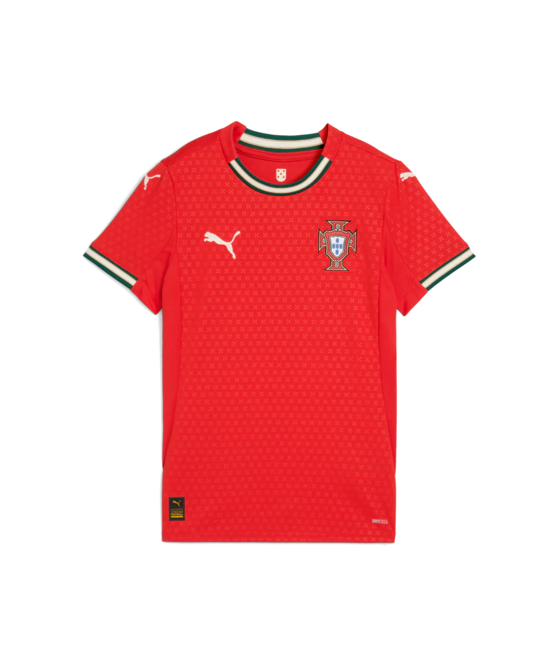 PUMA Portugal Home Womens Soccer Jersey 26 Red Green