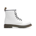 Junior 1460 Patent Leather Boots White Patent Lamper