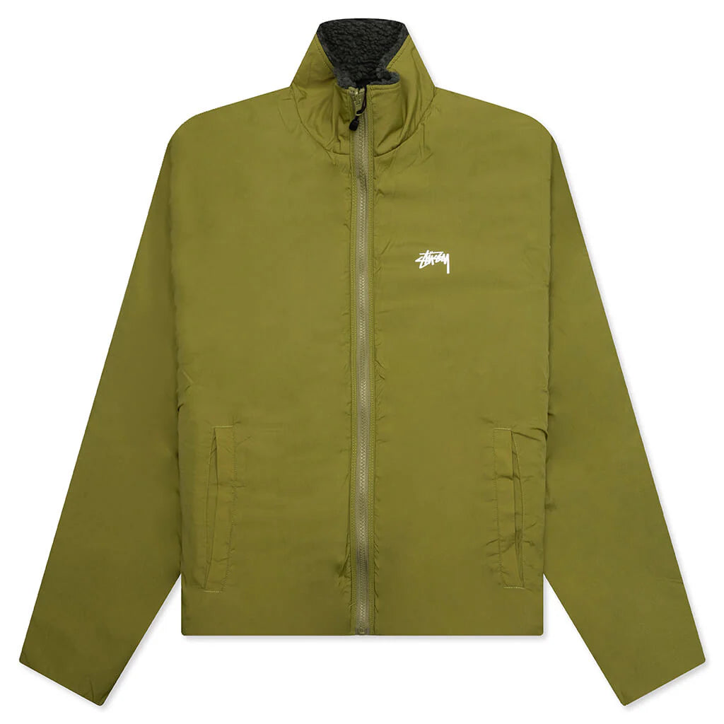Sherpa Reversible Jacket Dark Green