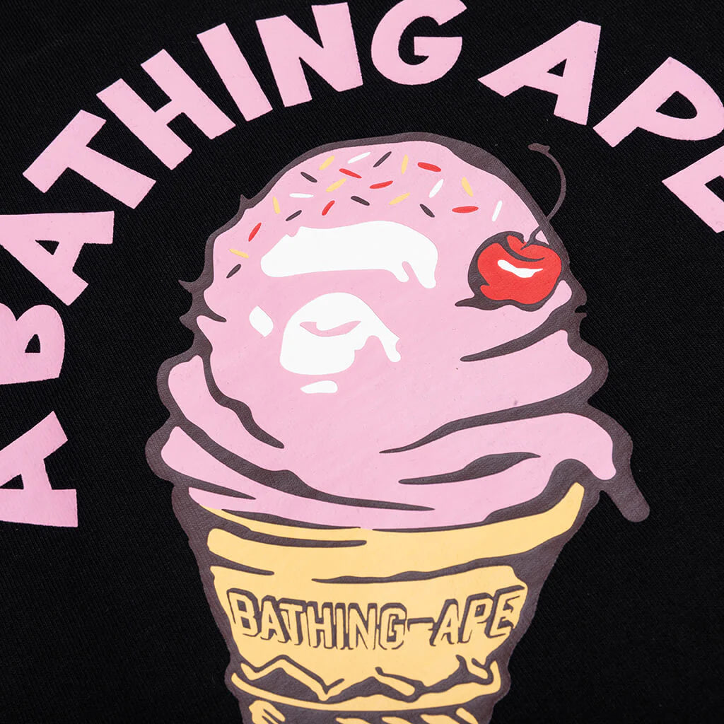 Kids Ice Cream Tee Black