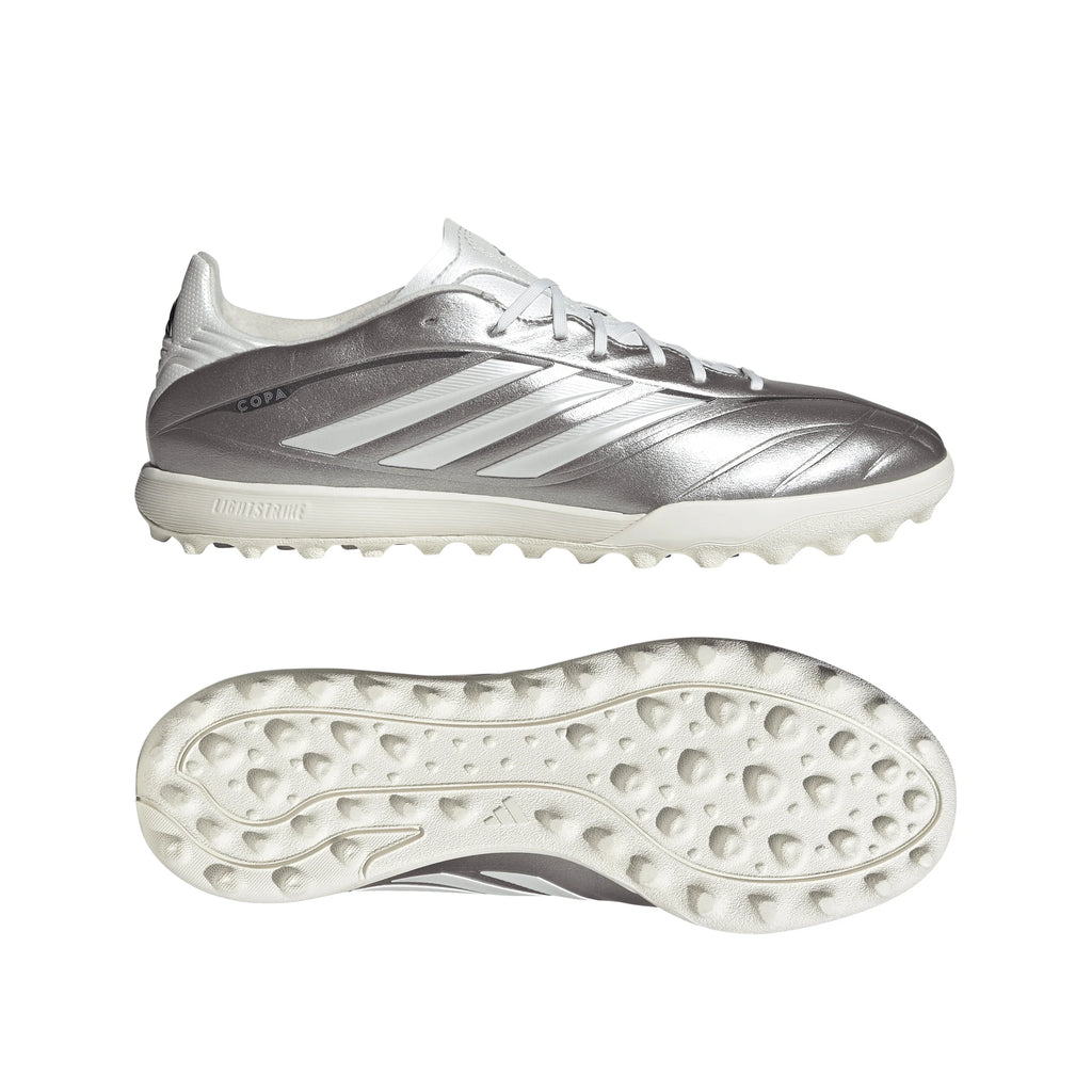 adidas Copa Pure IV League TF Turf Mens Soccer Cleats Metal Silver