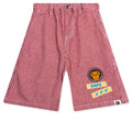 Kids Hickory Milo Patch Painter Shorts Red