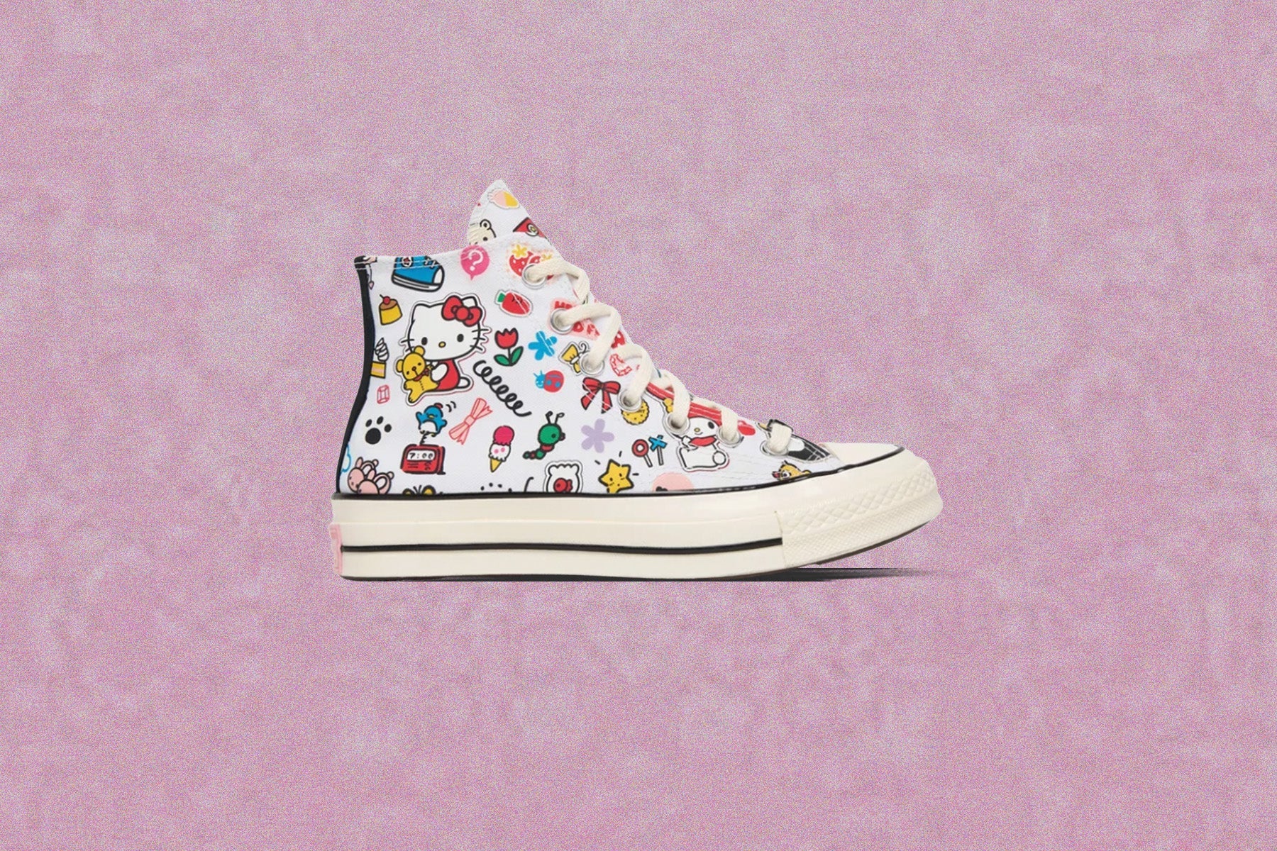Converse x Hello Kitty Chuck 70 Hi White Pink Green