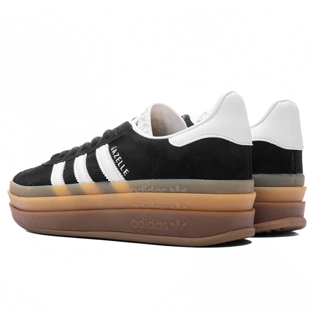 Womens Gazelle Bold Core Black Cloud White