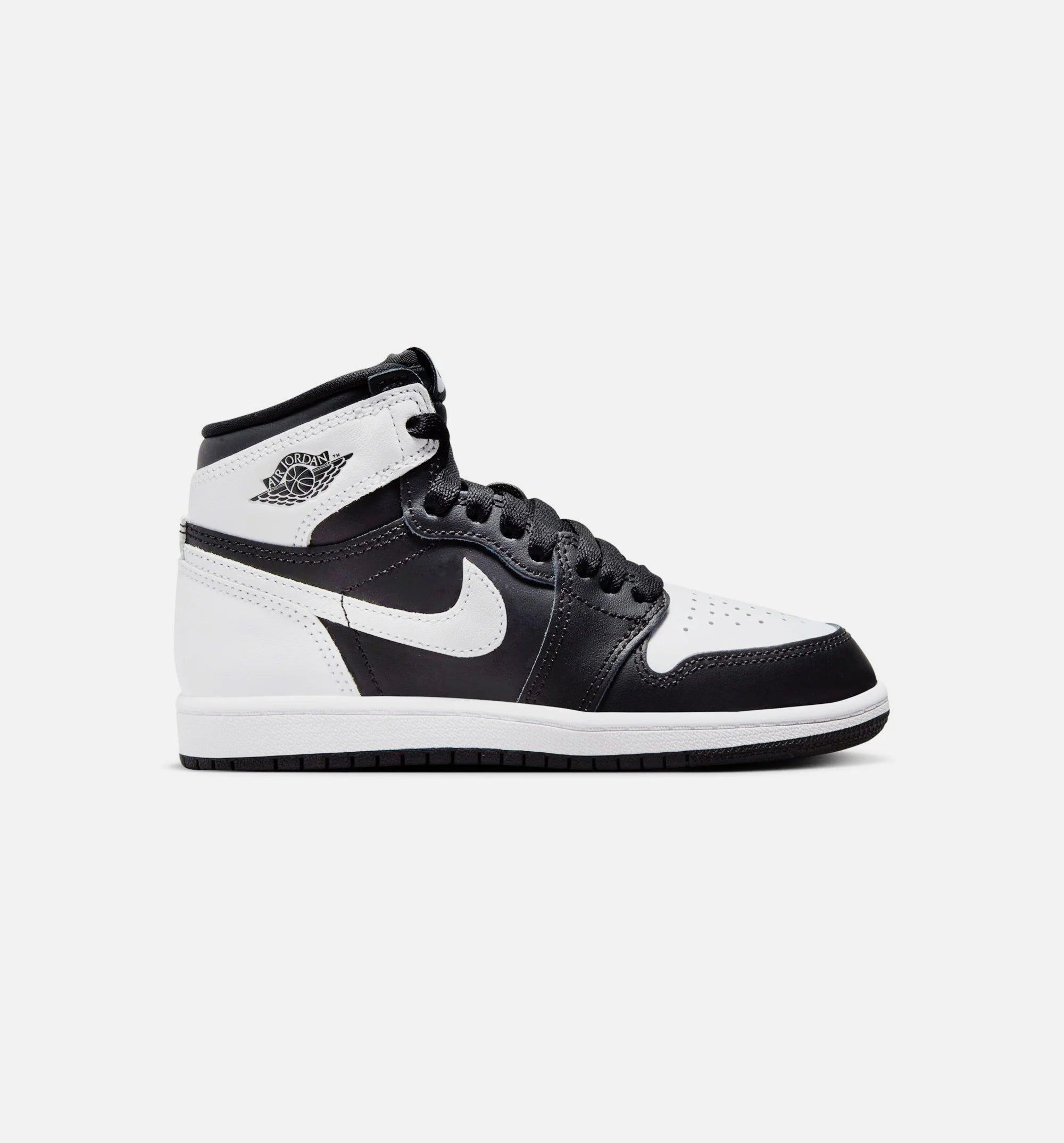 Air Jordan 1 Retro High OG Preschool Lifestyle Shoe Black White