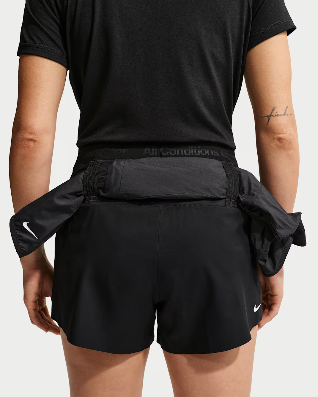 Nike ACG Womens Dri FIT Mid Rise Brief Lined Trail Running Shorts
