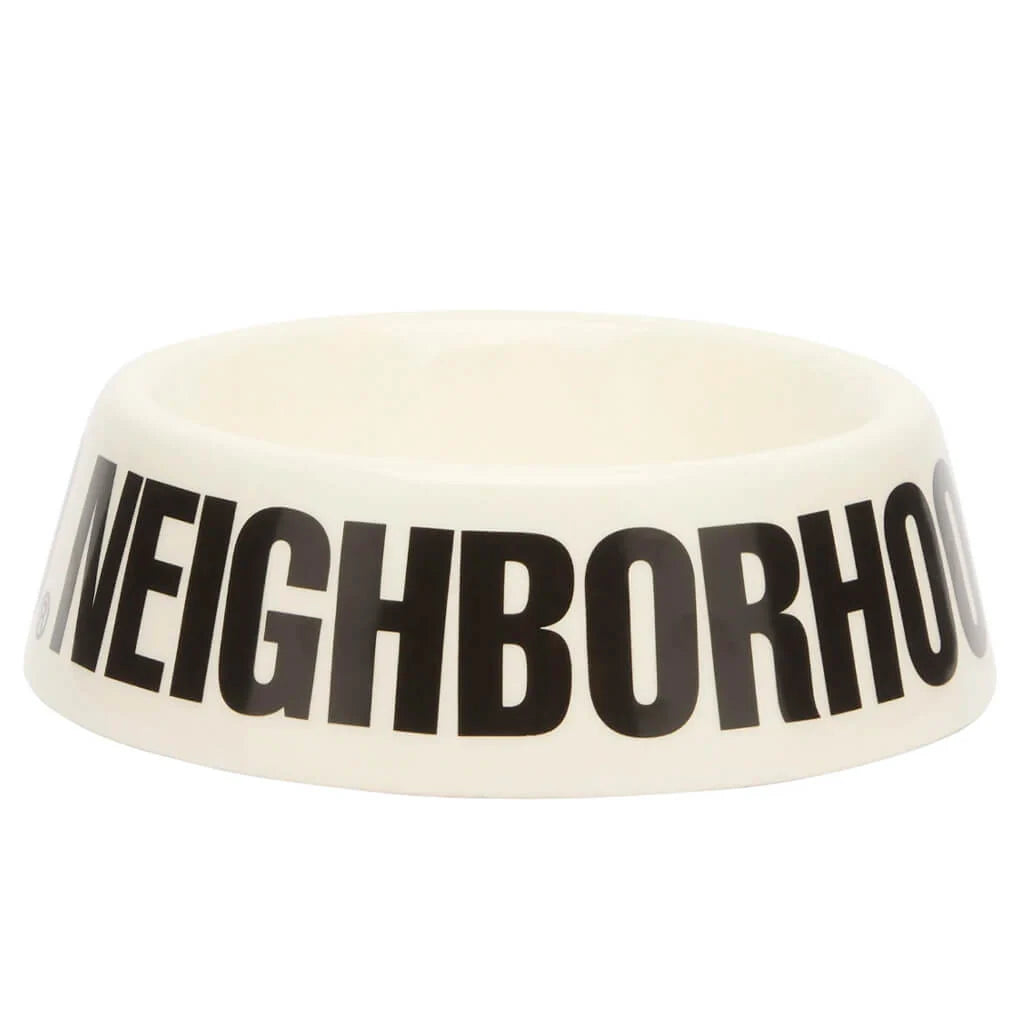 CI Dog Bowl White