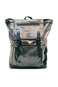 Varsity Pewter Holoshine Flap Backpack