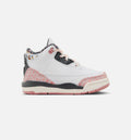 Air Jordan 3 Retro Ivory Infant Toddler Lifestyle Shoe White Anthracite Red Sail