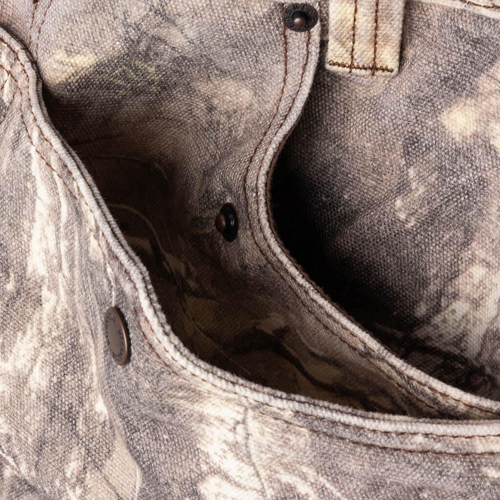 Hunt Canvas Jorts Sand Camo
