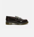 Adrian Snaffle Smooth Leather Kiltie Loafers Mens Lifestyle Shoe Cherry Red