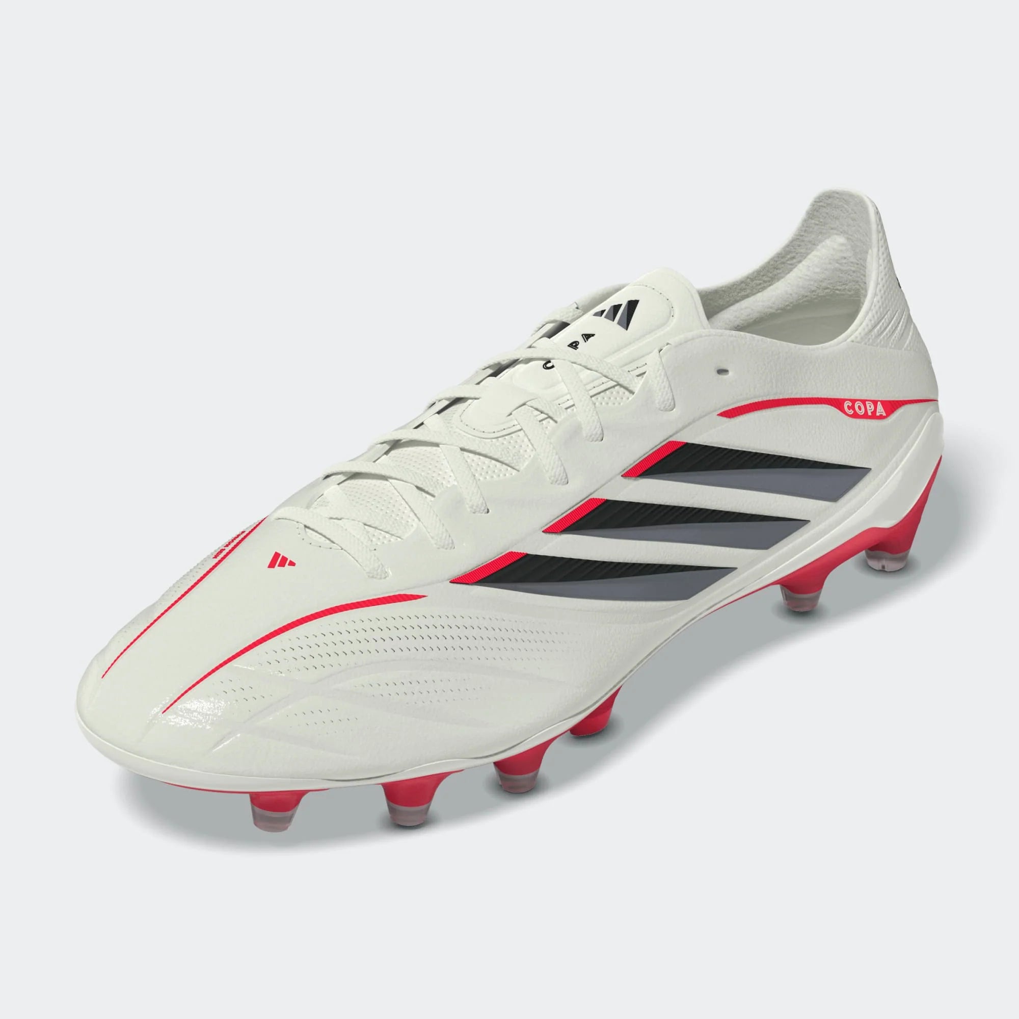 adidas Copa Pure IV Elite FG Firm Ground Mens Soccer Cleats Zero Metal Black Lucid Red