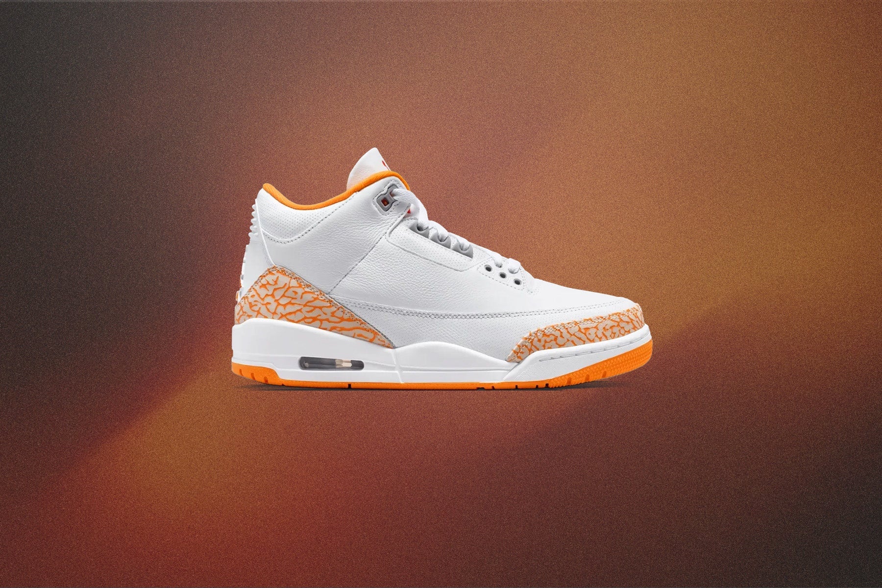 Womens Air Jordan 3 Retro Orange Citrus White Multi Color Orange Peel