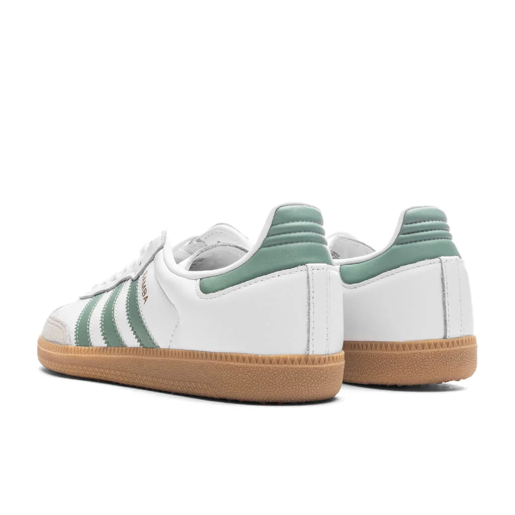 Kids Samba OG GS Cloud White Silver Green Gum