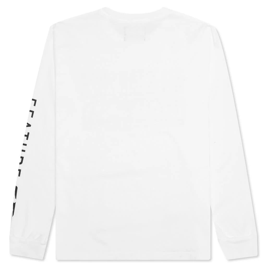 NBA All Star 23 L S Tee White