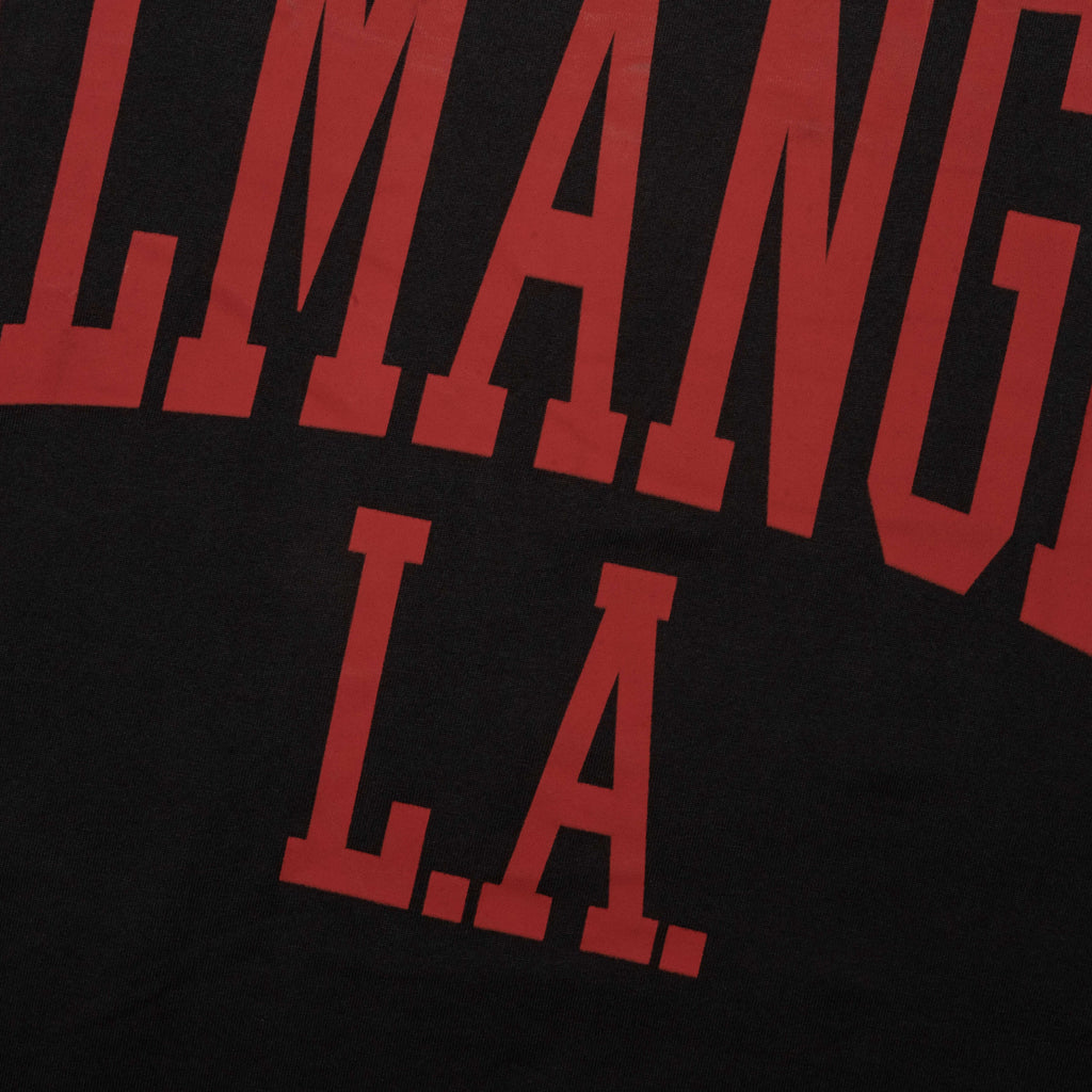 Mini College Over Tee Black Dark Red