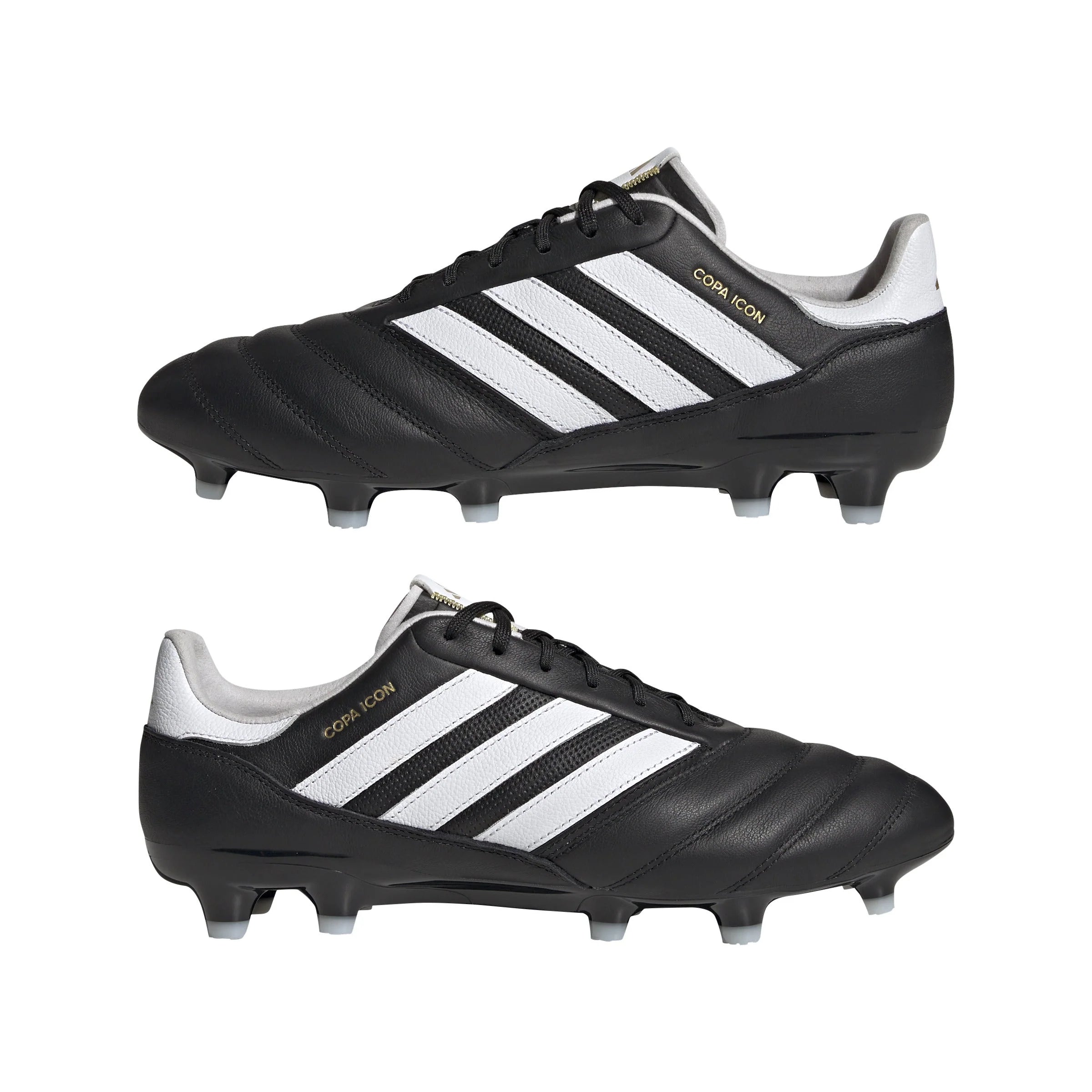 adidas Copa Icon FG Firm Ground Soccer Cleats Black White Gold Metallic