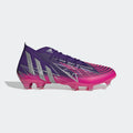 adidas Predator Edge1 FG Firm Ground Boots College Purple Silver Metallic Shock Pink