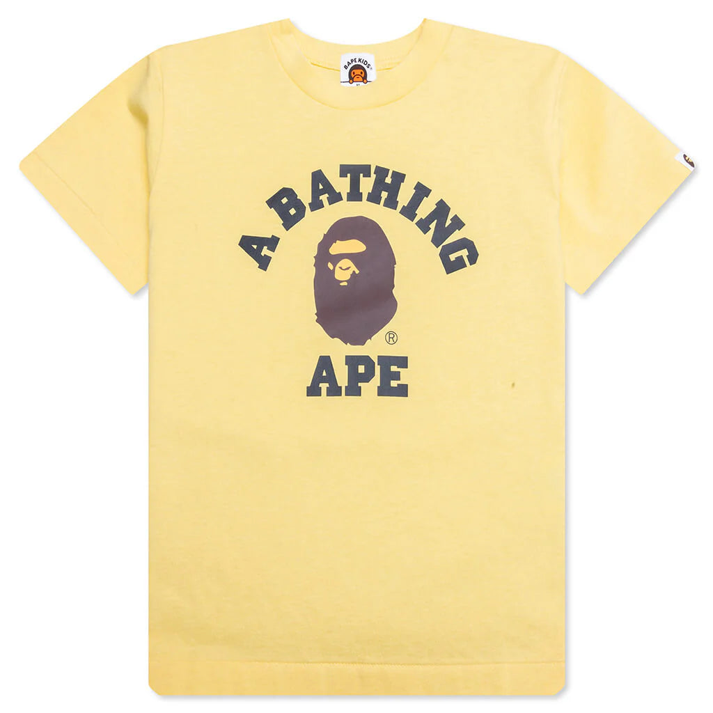 Kids College Tee Yellow