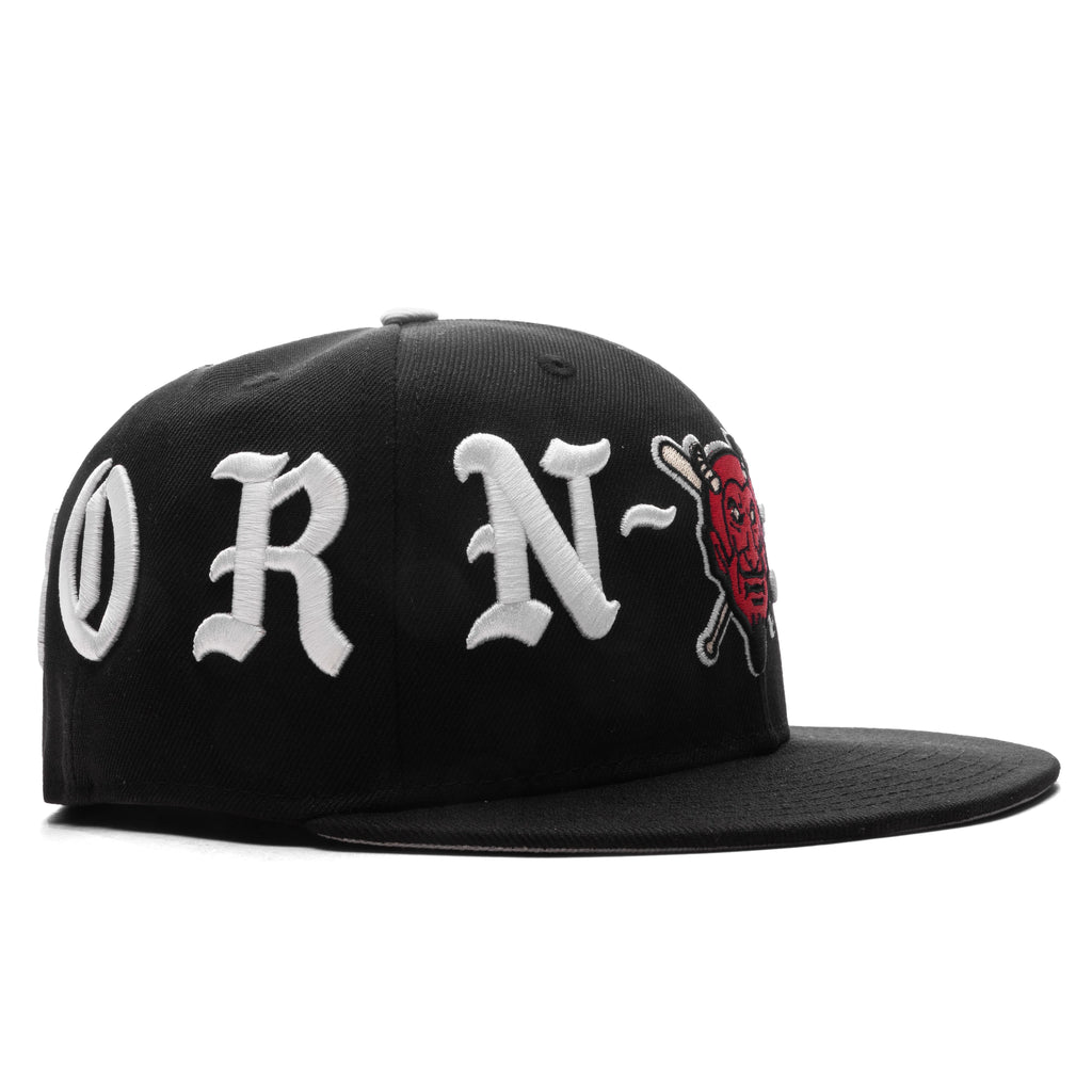 New Era x Born x Raised 59FIFTY LMB Diablos Rojos del México All Over Logo Black