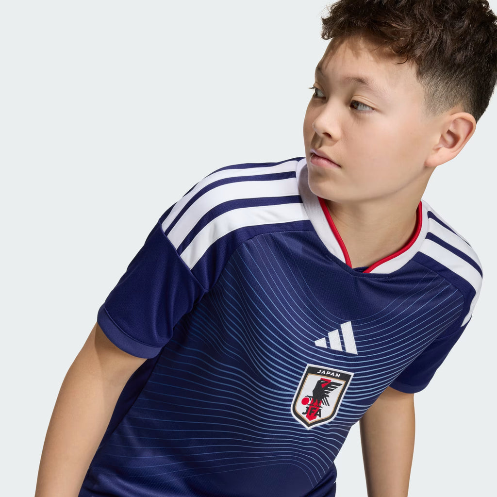adidas Japan Home Youth Soccer Jersey 2026 Blue