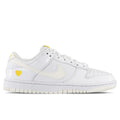 Womens Dunk Low Yellow Heart White Optic Yellow