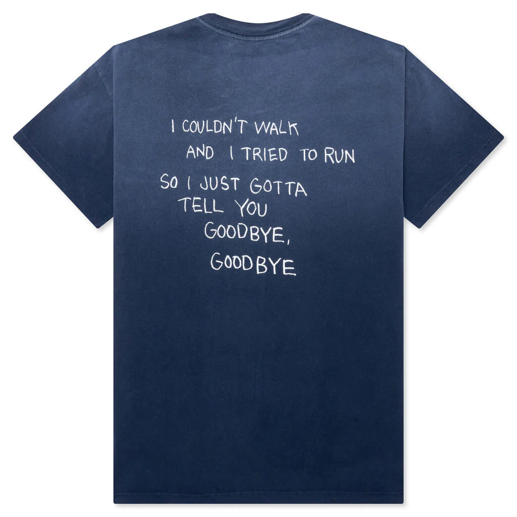 Goodbye Goodbye Tee Navy Blue