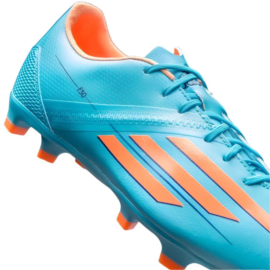 adidas F30 TRX FG Firm Ground Womens Soccer Cleats Blue Glow Orange Purple
