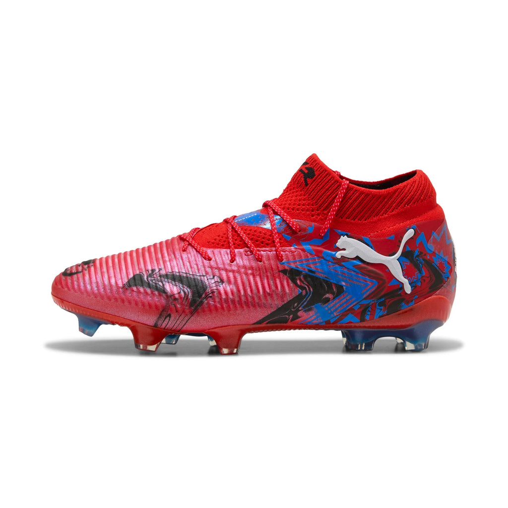 PUMA Future 8 Ultimate Play Makers FG Mens Soccer Cleats Red Black Blue