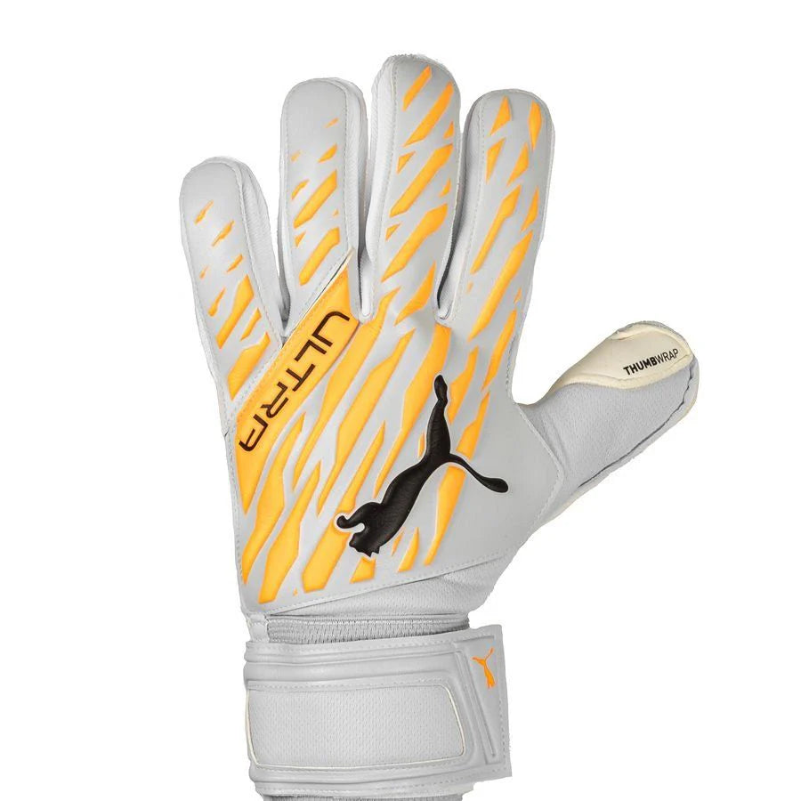 PUMA Ultra Grip 1 RC Goalkeeper Gloves Neon Citrus Silver Black
