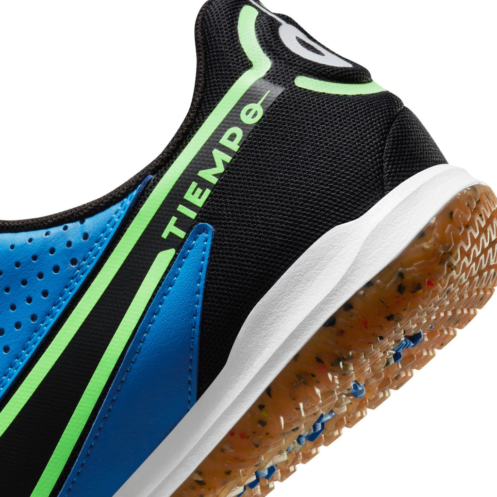 Nike Tiempo Legend 9 Academy IC Indoor Soccer Shoes Blue Black Lime