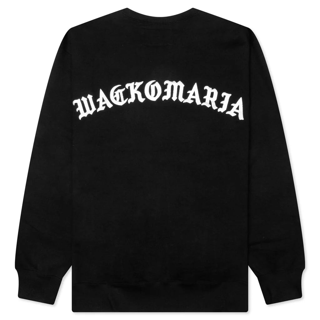 Heavy Weight Crewneck Sweat Shirt Type 2 Black