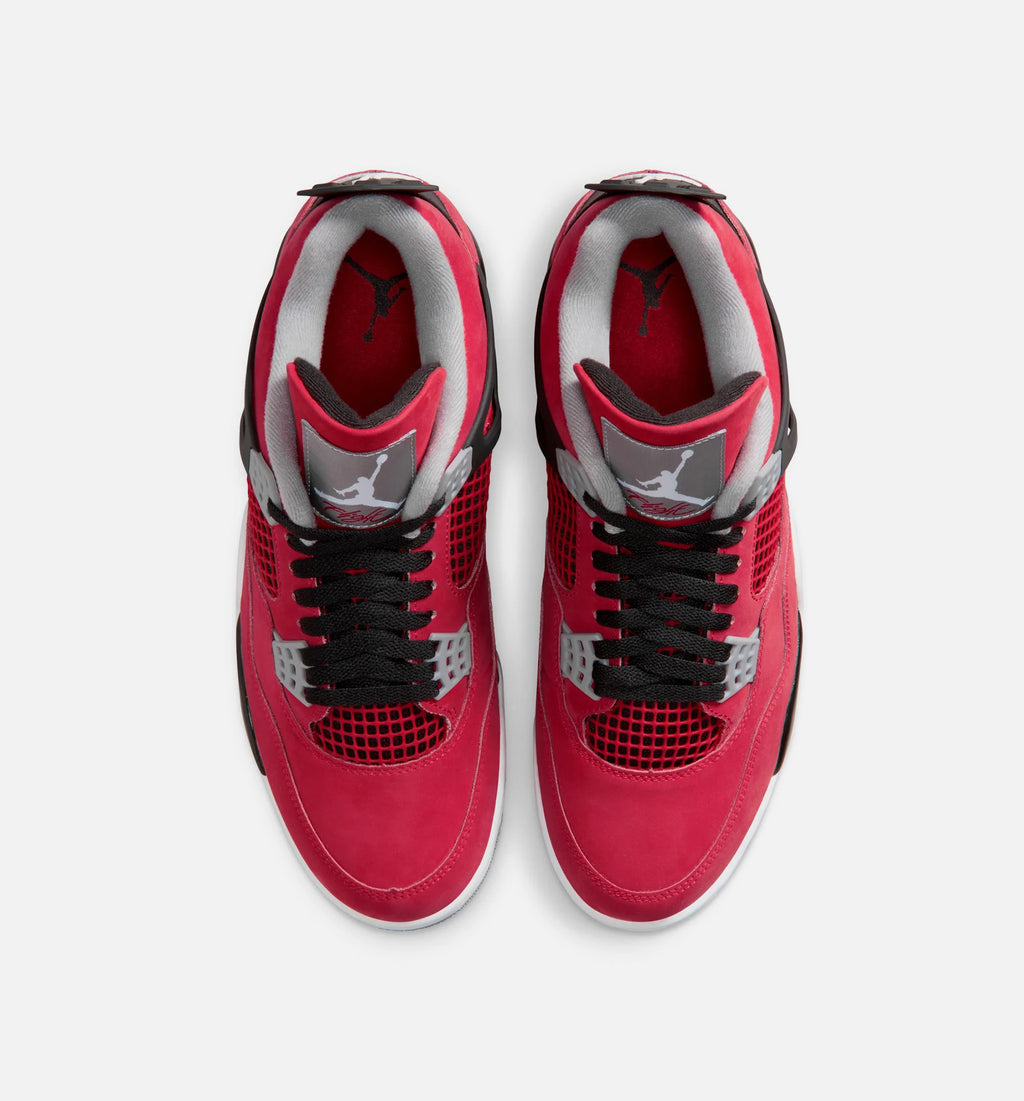 Air Jordan 4 Retro Toro Bravo Mens Lifestyle Shoe Fire Red White Black Cement Grey Free Shipping
