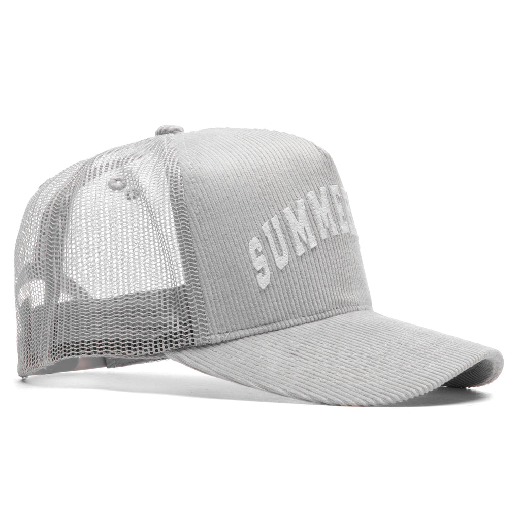 Summerland Corduroy Trucker Hat Grey