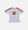 adidas X Fiorucci Womens Crop Top White Red