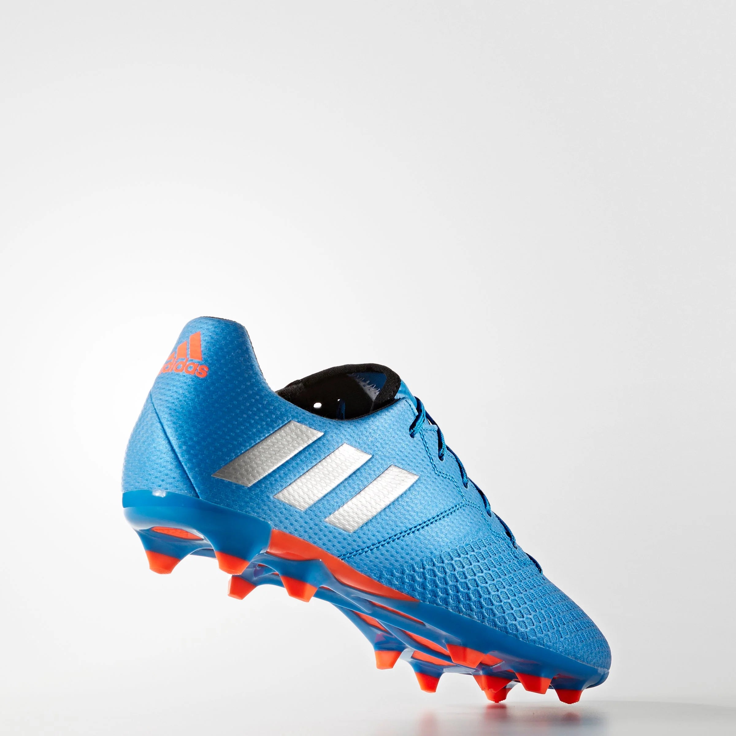 adidas Messi 163 FG Firm Ground Soccer Cleats Shock Blue Matte Silver Black