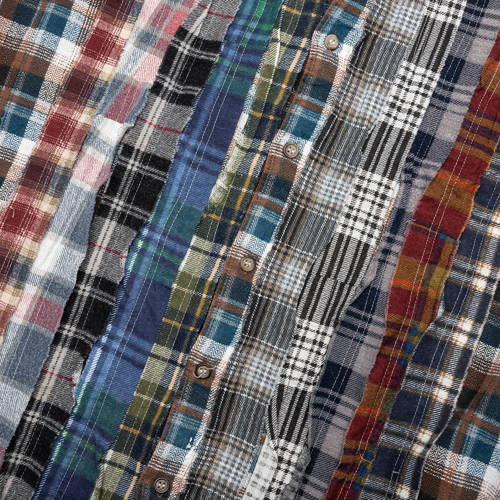 Ribbon Flannel Shirt Assorted