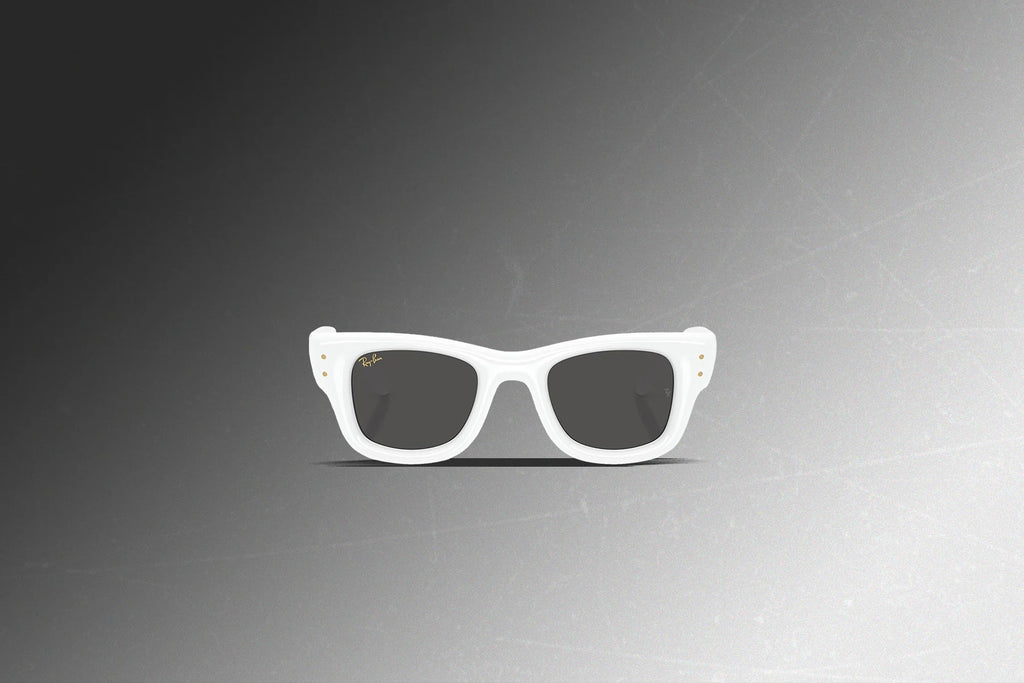 AAP Rocky x Ray Ban Wayfarer Puffer Polished White