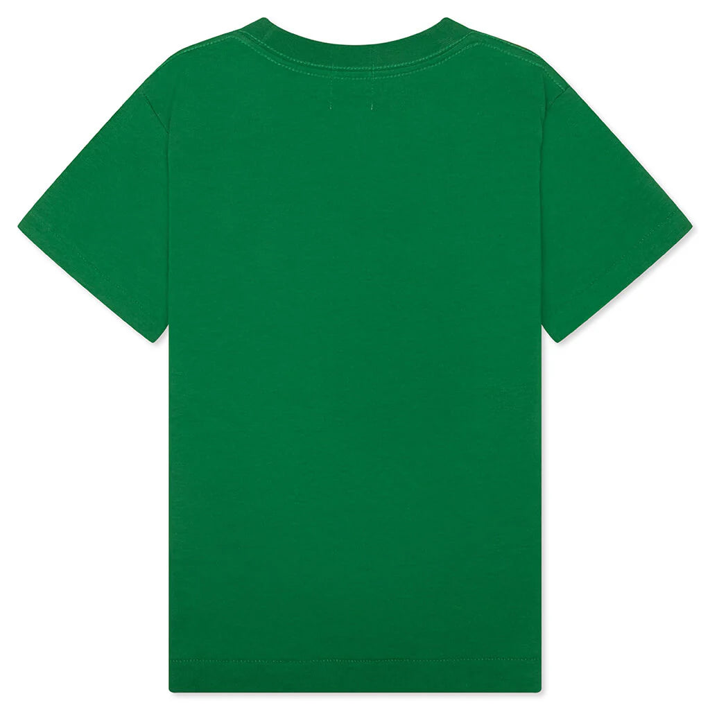 Kids Triple College Tee Green