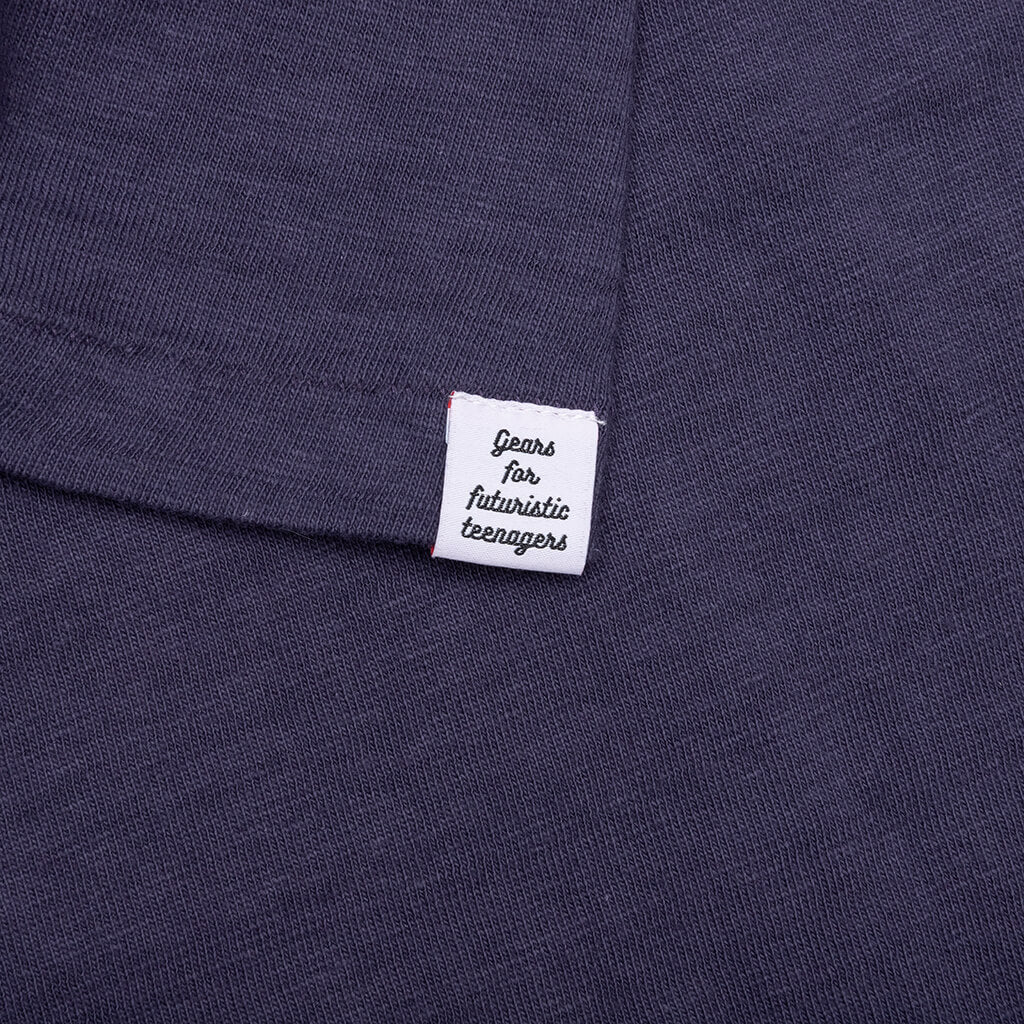 Heart Badge T Shirt Navy
