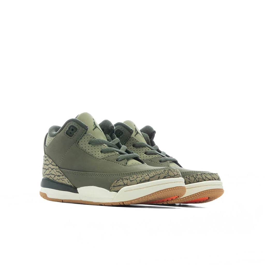 Air Jordan 3 Retro Family Affair TD Medium Olive Neutral Olive Sequoia