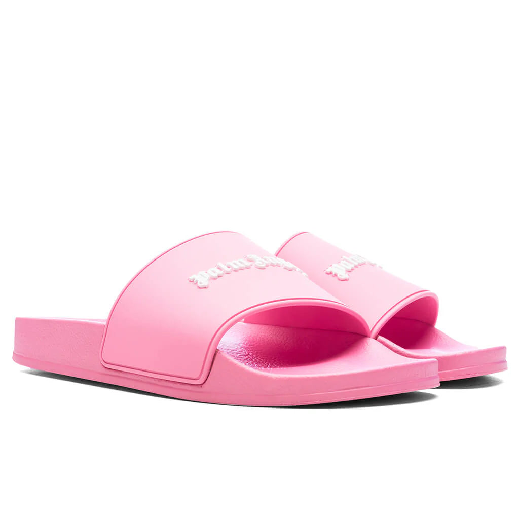 Classic Logo Pool Slider Fuchsia Fluorescent