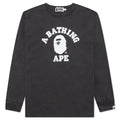Overdye College L S Tee Black