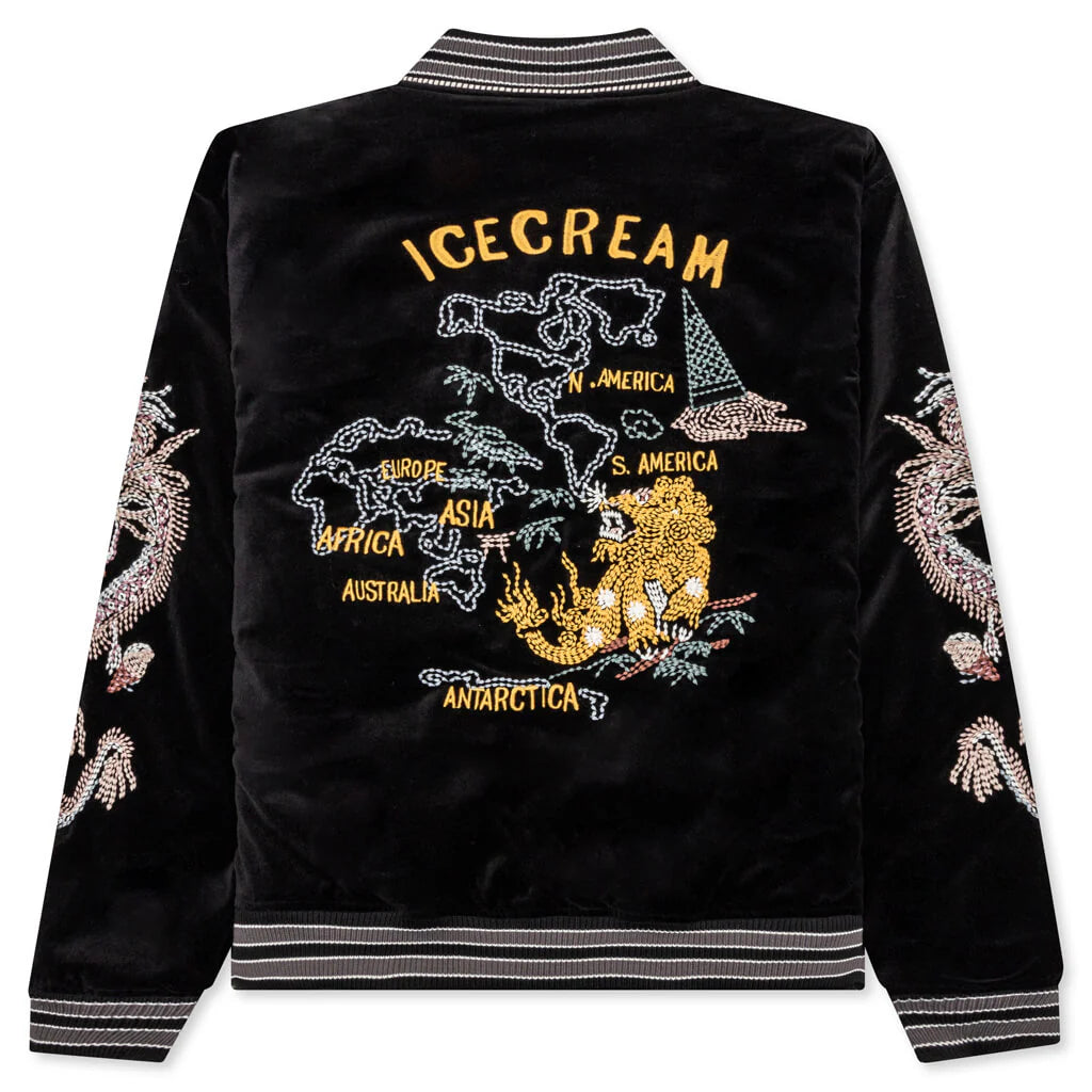 Skull Island Jacket Black